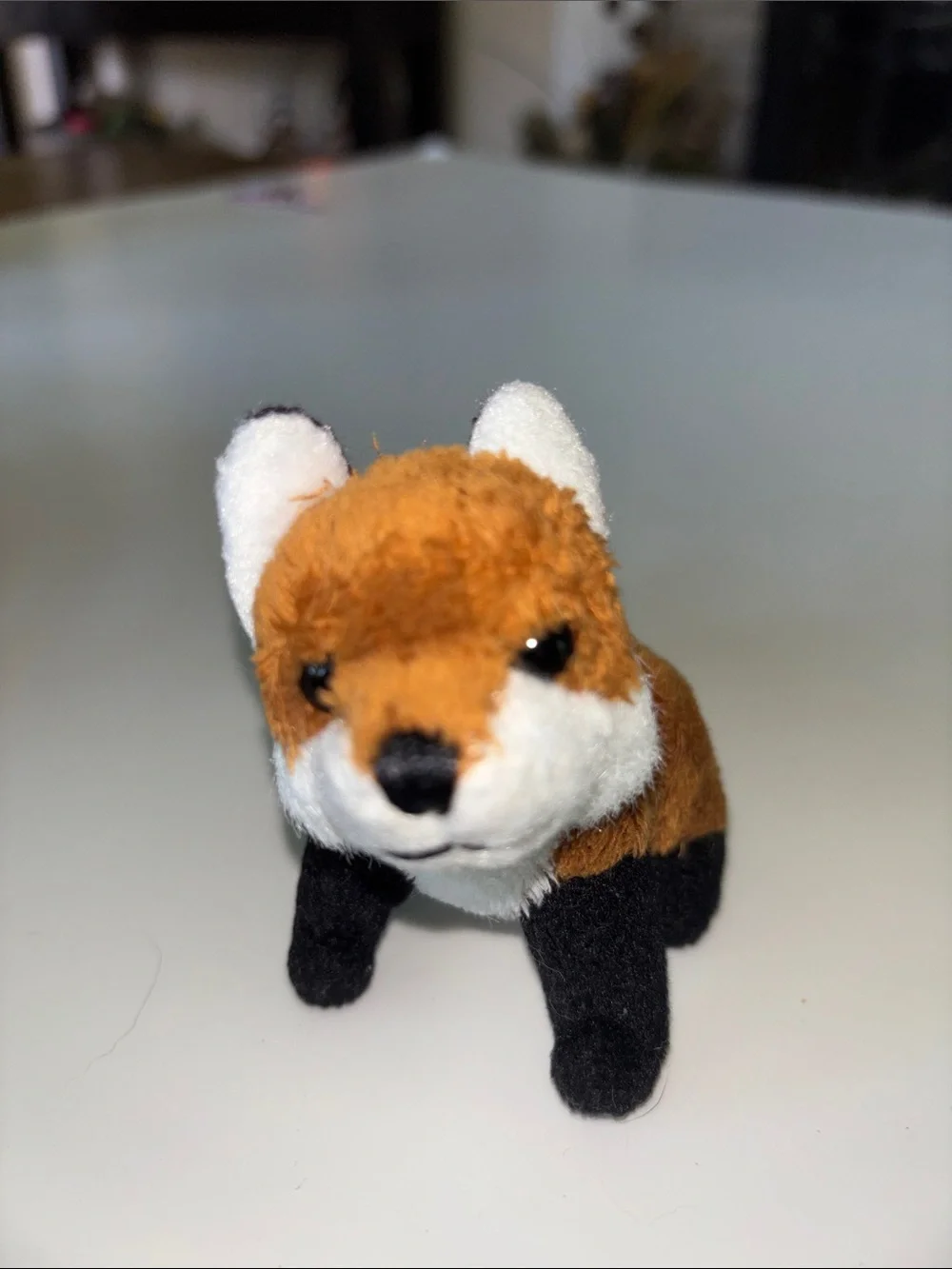 Trudi Brown Plush Fox Small Pet Toy Italy